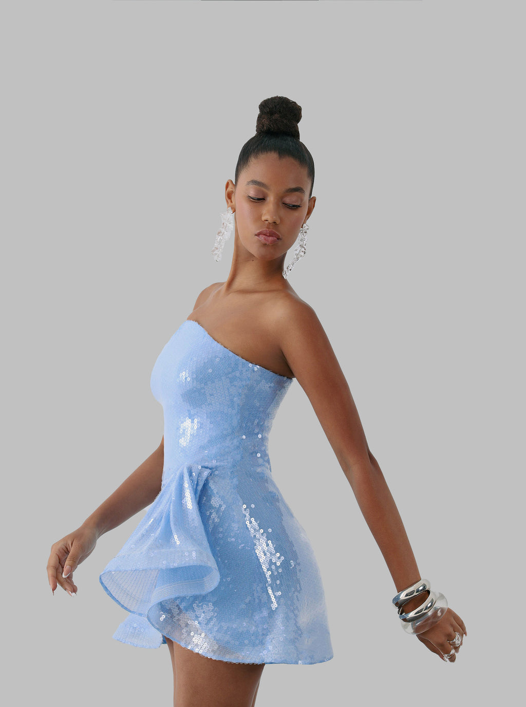 PERLA DRESS BLUE