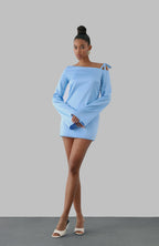 CORA DRESS BLUE