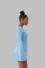 CORA DRESS BLUE
