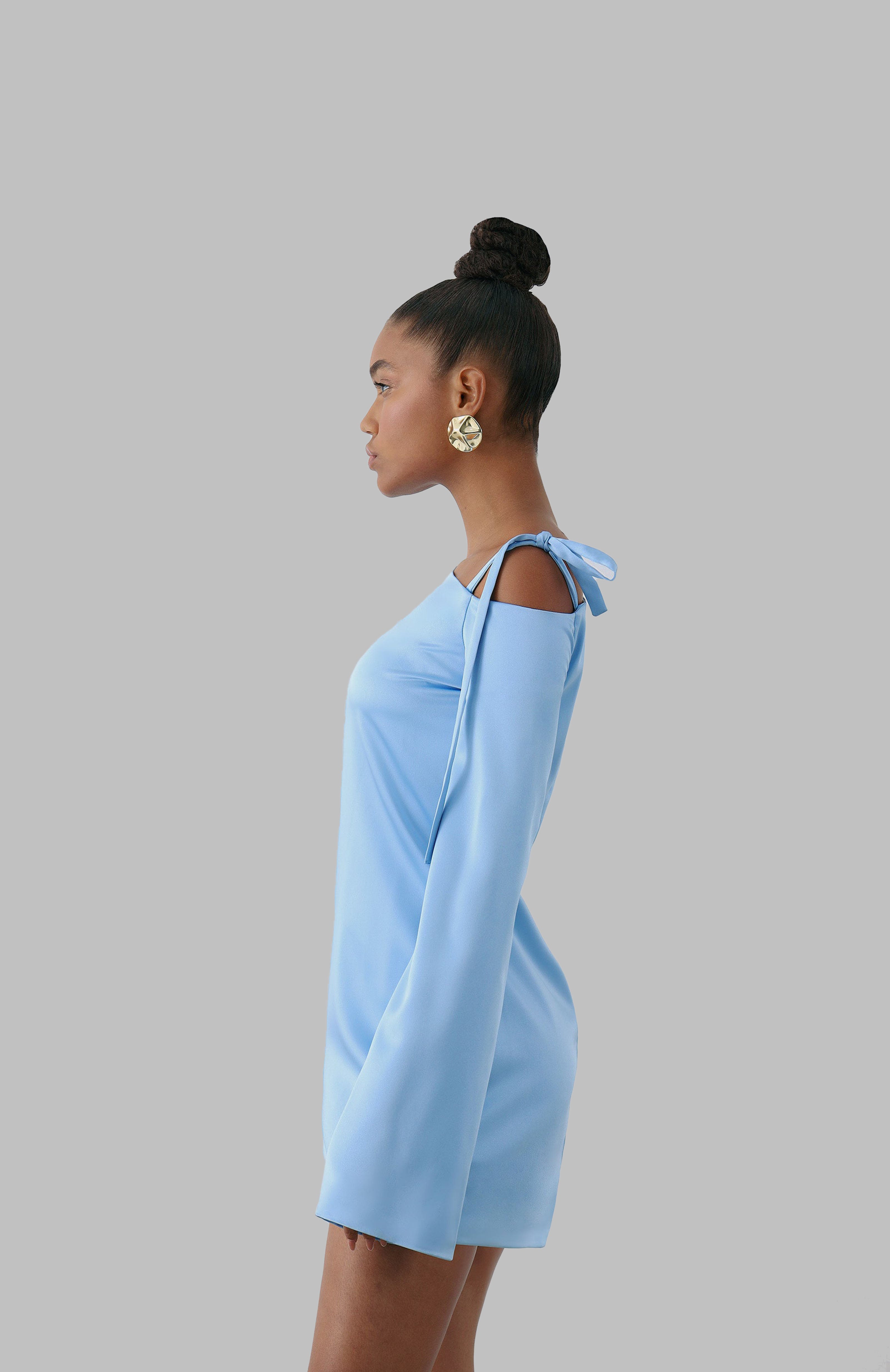 CORA DRESS BLUE