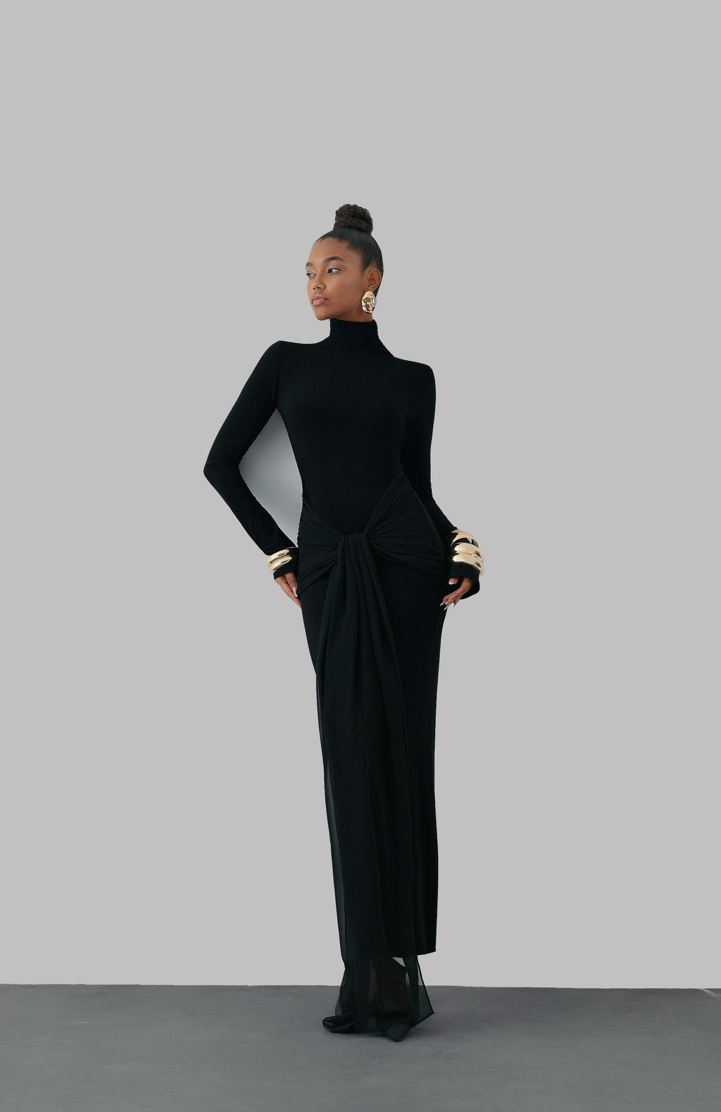 PENUMBRA DRESS BLACK