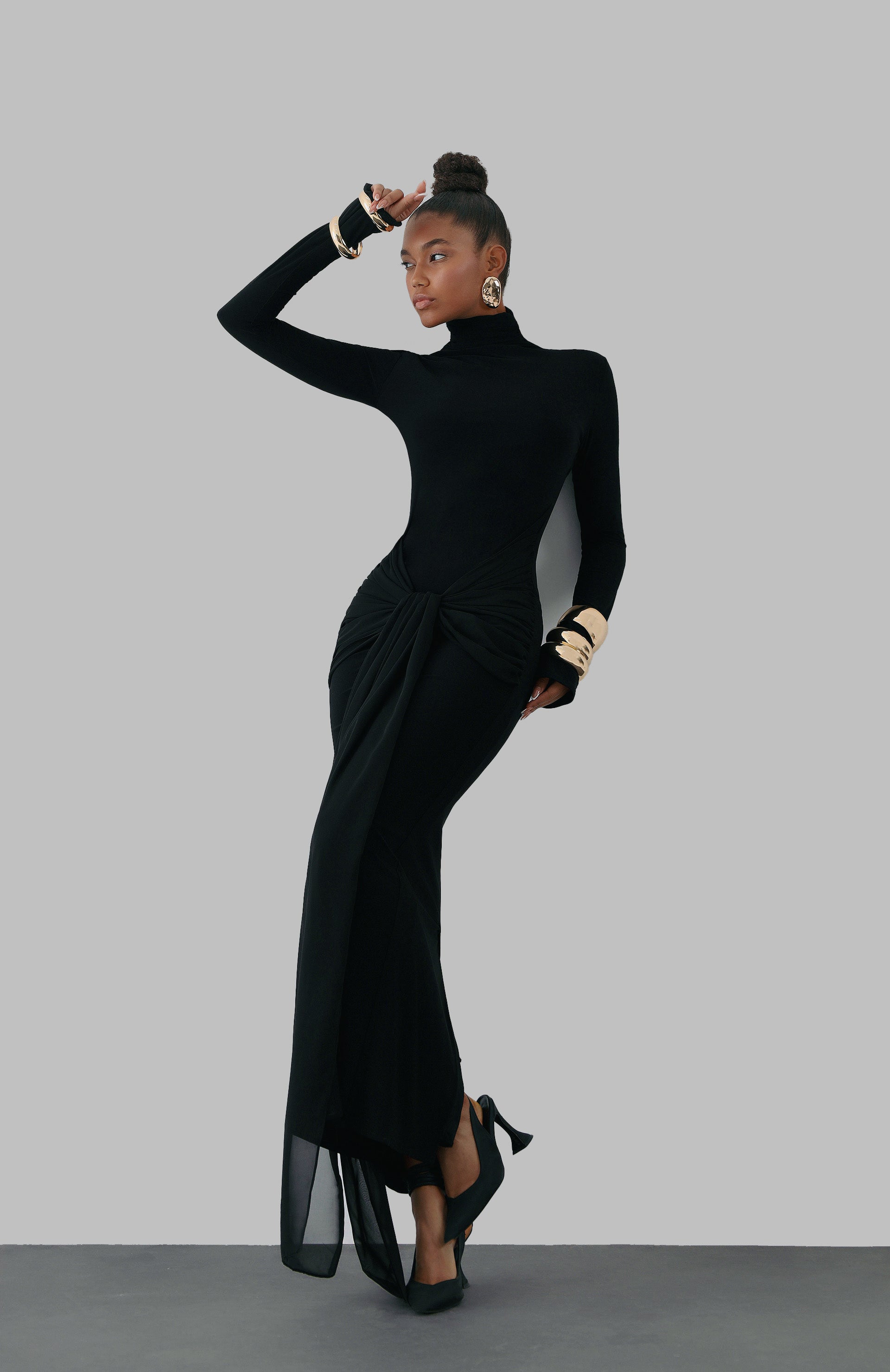 PENUMBRA DRESS BLACK